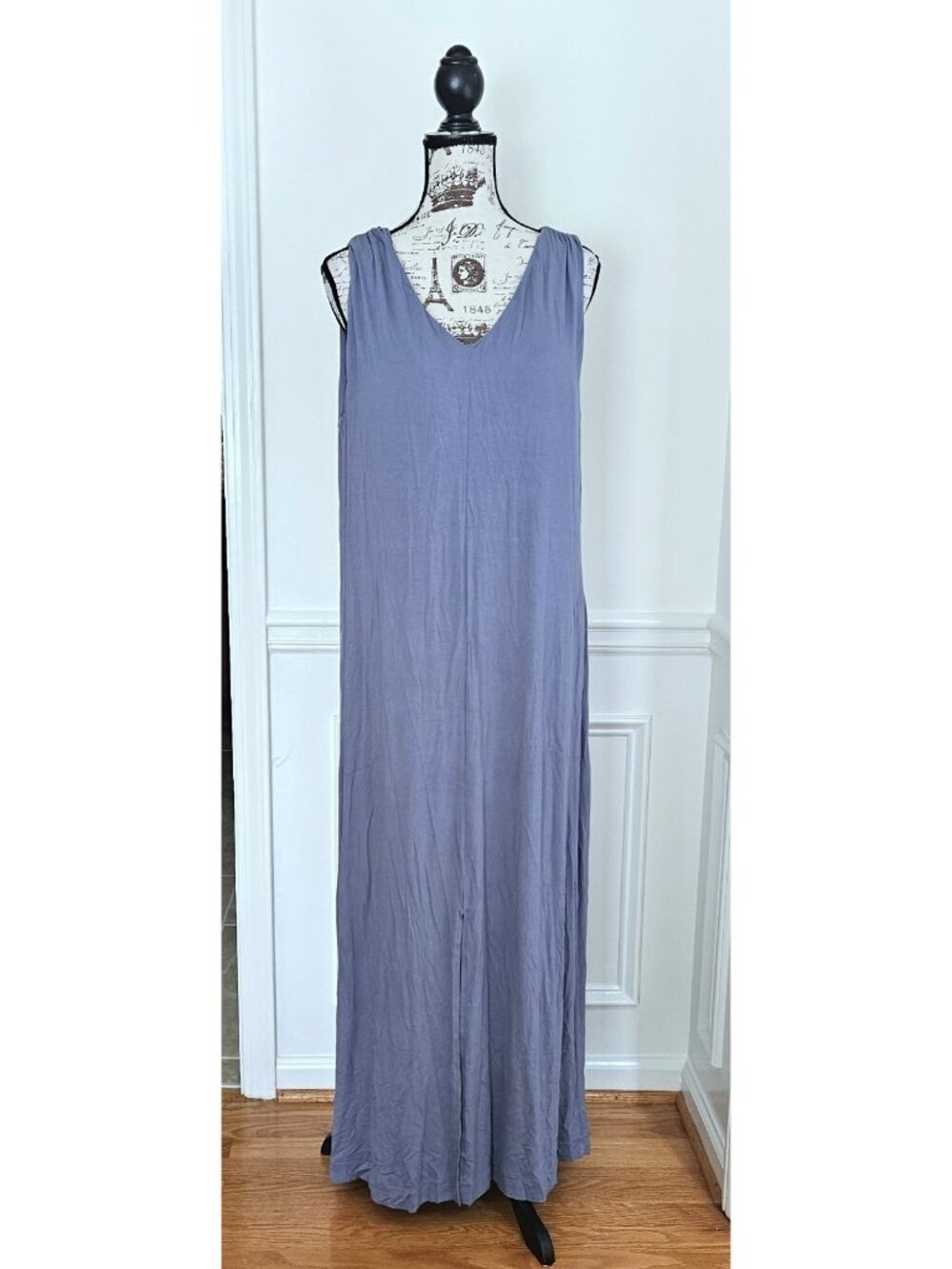 Soma WKND XL NEW NWT Invisible Support Jersey Sleeveless Knit Maxi Dress